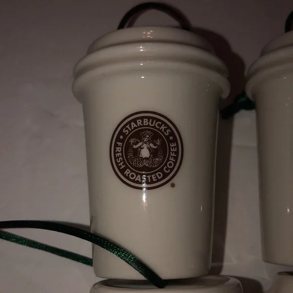 Starbucks Ornaments Lot-Starbucks Cups Ornaments 1971, 1992, 2011, 2011 Holiday - Picture 2 of 10